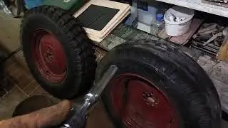 Как нарезать злую резину на минитрактор КМЗ-012 (10.04.2022)