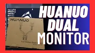 Huanuo Dual Monitor Stand Review | You Need This!