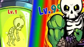 STRONGEST SKELETON MAX LEVEL EVOLVING in Hybrid Warrior