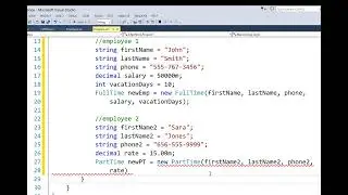 C# Inheritance Demo Part 4