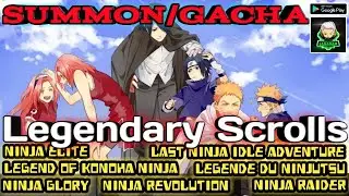 FULL SUMMON/GACHA LEGENDARY SCROLLS NINJA GLORY | LAST NINJA IDLE ADVENTURE