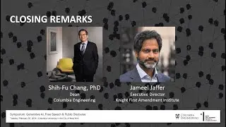 Closing Remarks (Generative AI, Free Speech, & Public Discourse)