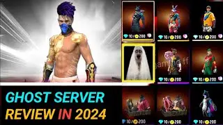 FREE FIRE GHOST SERVER IN 2024☠️👻😱||GHOST SERVER REVIEW IN 2024||GHOST SERVER KAISA KHOLE||#FREEFIRE