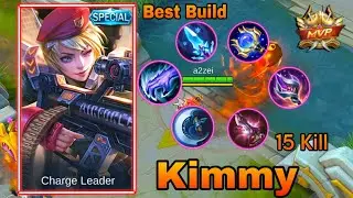 Amazing Gameplay. New Kimmy Top 1 Build 15 Kills. Mobile Legends Bang Bang