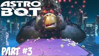 Astro Bot - Part 3: Construction Derby, Retro Rampage I + Mighty Chewy Boss Fight!