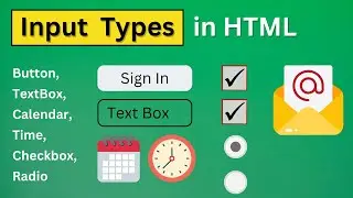 10 Commonly Used Input Types in HTML: HTML Tutorial | Software Engineer Mahesh