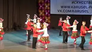 Кнопочки баянные Народный ансамбль танца Дубравушка на конкурсе Карусель Самара ДК Металлург