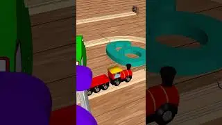Wooden Number Train - Learn 1 to 10