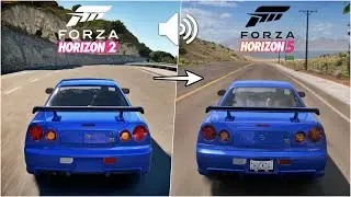 Forza horizon sound evolution (R34 GTR edition)