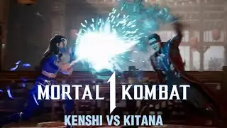 MORTAL KOMBAT 1 - Kenshi VS Kitana Gameplay