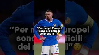 Mbappé:“Gli Europei sono più difficili dei mondiali”🔥 #calcio #mbappe #euro2024