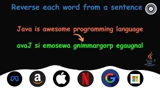 🔄 Reverse Each Word in a Sentence in Java | #programmingkt #java #coding #dsa #dsainjava #trending