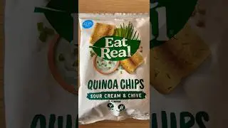 Eat Real Quinoa Chips Sour Cream & Chive #vegan #glutenfree
