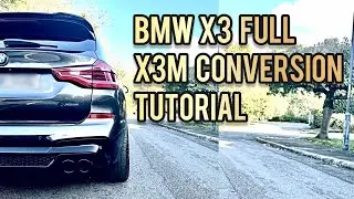 BMW X3 | FULL X3-M CONVERSION INC QUAD CERAMIC EXHAUST UPGRADE