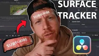 Stick TEXT to anything in DaVinci Resolve 18! | Surface Tracker Tutorial