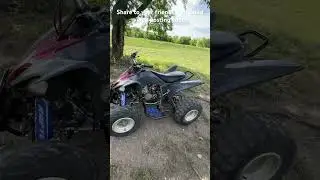 Raptor 250 yz swap!  Thing is nasty.