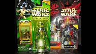 Unboxing Star Wars Power of the Jedi Battle Droid and Star Wars Episode 1 Destroyer Droid