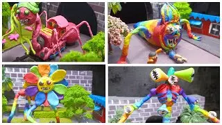 😱 ALL MONSTER Trevor Henderson RAINBOW | Leovincible & Trevor Henderson Creatures with Clay