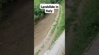 Landslide Natural Disaster in Italy