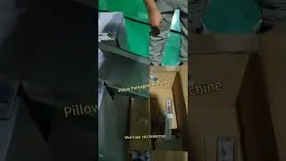 Pillow Flow Type Sugar Candy Cube Chocolate Bar Packing Packaging Machine#machine #manufacturing