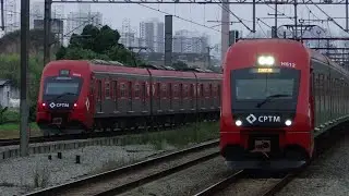 Série 8500 (H512 e H604) na estação Tamanduateí