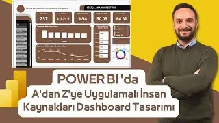 Human Resources Dashboard Design in Power BI from End to End