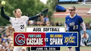 Oklahoma Spark vs Portland Cascade Full Game |June 18, 2026| Athletes Unlimited Softball League 2026
