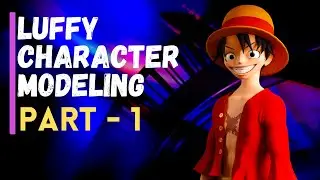 Luffy : Character Modeling | One Piece | Blender #luffy #onepiece