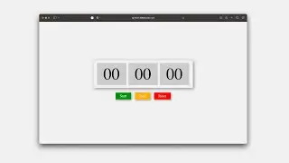 Stop Watch using HTML, CSS and JavaScript | Web Tutorials