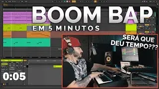 FAZENDO UM BEAT BOOM BAP EM 5 MINUTOS