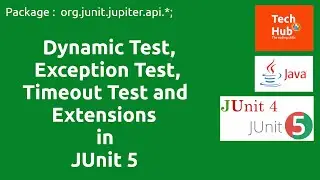 Dynamic Test, Exception Test, Timeout Test and Extensions in JUnit 5 | Java | TechHub