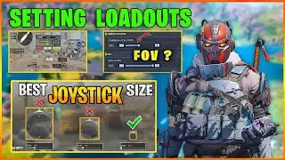 This Setting,Joy-Stick Adjustment  FOV and Loadouts Makes You Pro in BR | CODM TIPS AND TRICKS