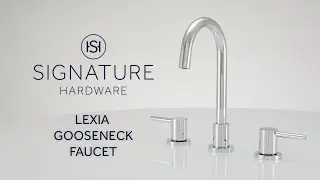 Streamline Your Bathroom Upgrade - The Lexia Gooseneck Faucet