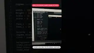 bulid 2d snake game with python 