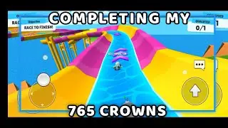 COMPLETING MY 765 CROWNS|| STUMBLE GUYS|| SKULL SG