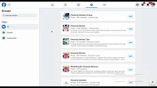 Facebook Groups for Financial Advisors