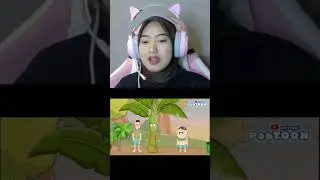 bocil maksa banget pipis dipohon toge #reaction #animasi #podtoon
