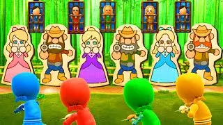 Wii Party U Minigames Dojo Domination Doc Ock Gameplay ( Master Difficulty )