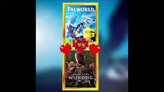 BLACK MYTH WUKONG GAME 🆚 PALWORLD GAME OMG! 😱🔥| Games |#shorts