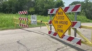 B-roll footage of flood-related content