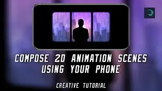 CREATE RAINY SCENE ANIMATION VIDEO IN PHONE USING ALIGHT MOTION EASILY | SIMPLE STEPS FOR 2D #2DANM4