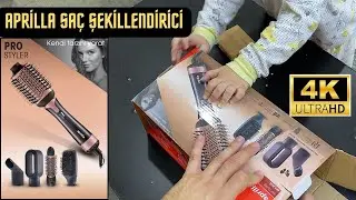Aprilla Saç Şekillendirici A101 | Aprilla Pro Styler Saç Düzleştirici Tarak  | Aprilla AHS 2036