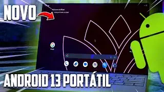 SUPER LEVE! Android 13 Portátil Para Rodar em PC/NOTEBOOK direto do PEN DRIVE ( BlissOS v16 )