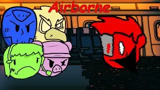 Airborne but the Vanoss Crew sings it - FNF Darkness Takeover