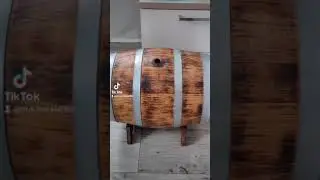 заливаем бочку самогоном