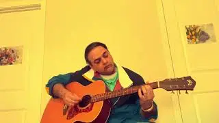 Cover instrumental in “ Guild Brand “ Acoustic  Guitar in E scale tuning (EBEBEB)