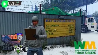 LIVE: GTA V Kuffs FiveM: Waste Management (It's Trash Day!!)