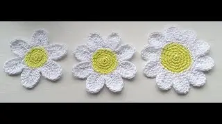 How to Crochet a Trio of Daisy / Flower  Tutorial