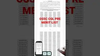 Short list of OCGL applicant || Ossc CGL results 2023 #ossccgl2023 #ossc