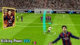 Review Big Time MESSI 2015 with 102 kicking power - Best Messi card ever.
